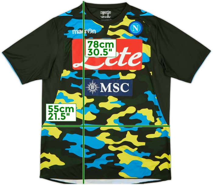 2013-14 Napoli Macron Training Shirt - 7/10 - (L)