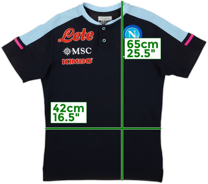 2020-21 Napoli Kappa Polo Shirt - 8/10 - (S)