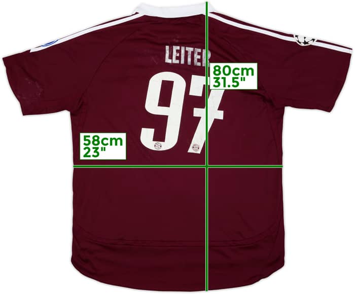 2006-07 Bayern Munich CL Third Shirt Leiter #97 - 4/10 - (XL)