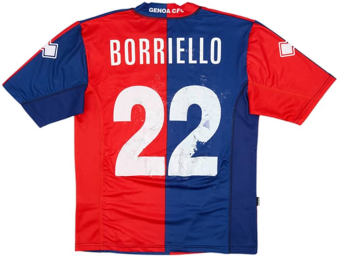 Camiseta de local del Genoa 2007-08 Borriello #22 - 4/10 - (L)