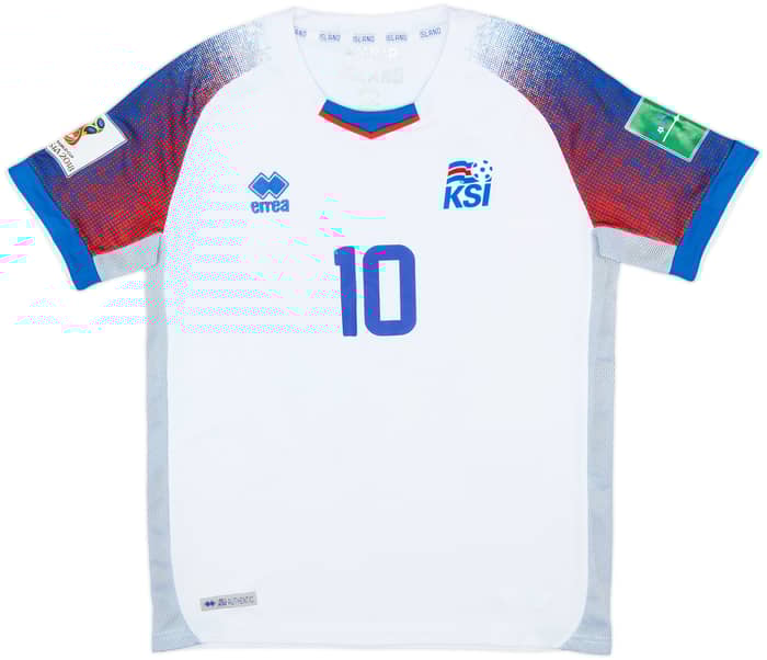 2018-19 Iceland Away Shirt G.Sigurdsson #10 - 8/10 - (S)