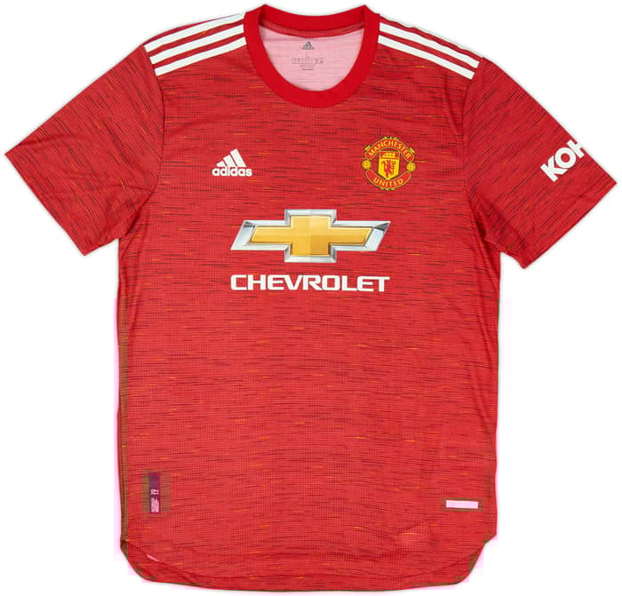 2020-21 Manchester United Authentic Home Shirt B.Fernandes #18 - 8/10 - (L)