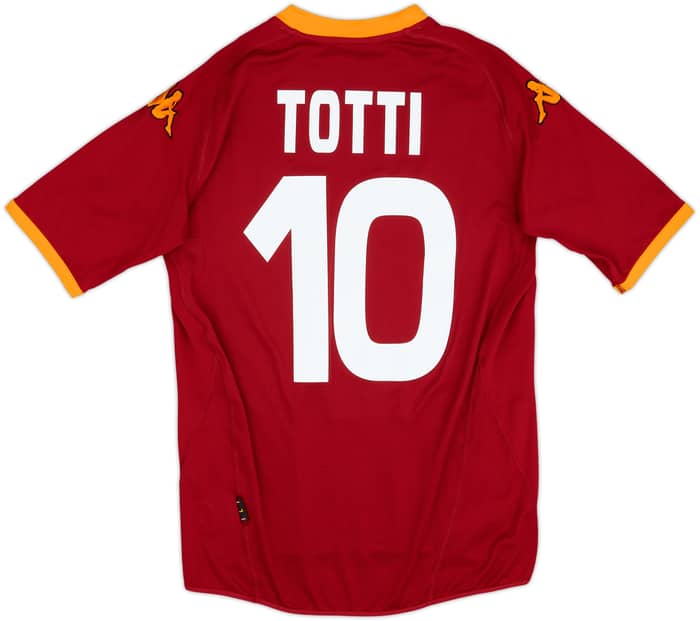 2008-09 Roma Home Shirt Totti #10 - 6/10 - (L)
