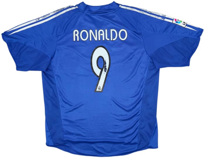 2004-05 Real Madrid Third Shirt Ronaldo #9 - 5/10 - (XL)