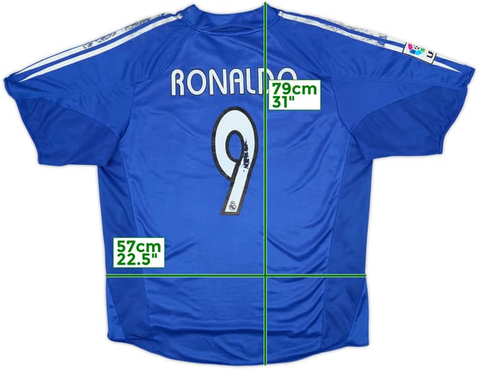 2004-05 Real Madrid Third Shirt Ronaldo #9 - 5/10 - (XL)