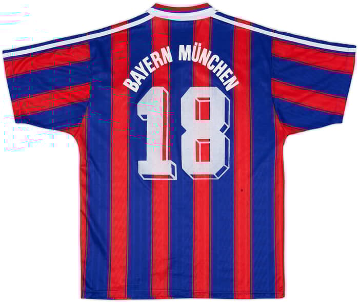 1995-97 Bayern Munich Home Shirt #18 - 6/10 - (M)