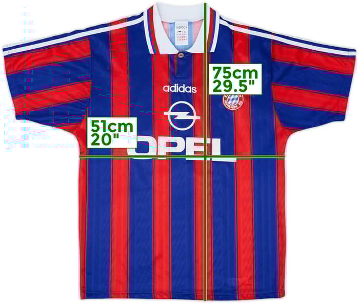 1995-97 Bayern Munich Home Shirt #18 - 6/10 - (M)