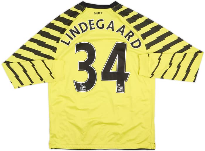2010-11 Manchester United GK Shirt Lindegaard #34 - 6/10 - (XL.Boys)