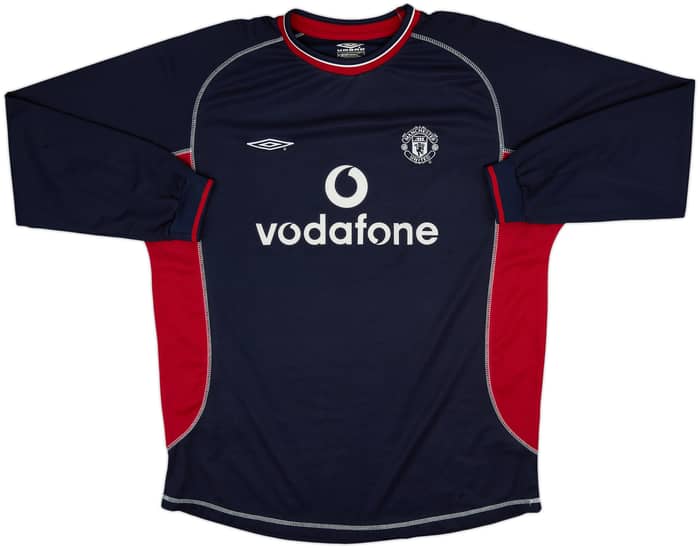 2000-01 Manchester United Third L/S Shirt Cole #9 - 6/10 - (XL)