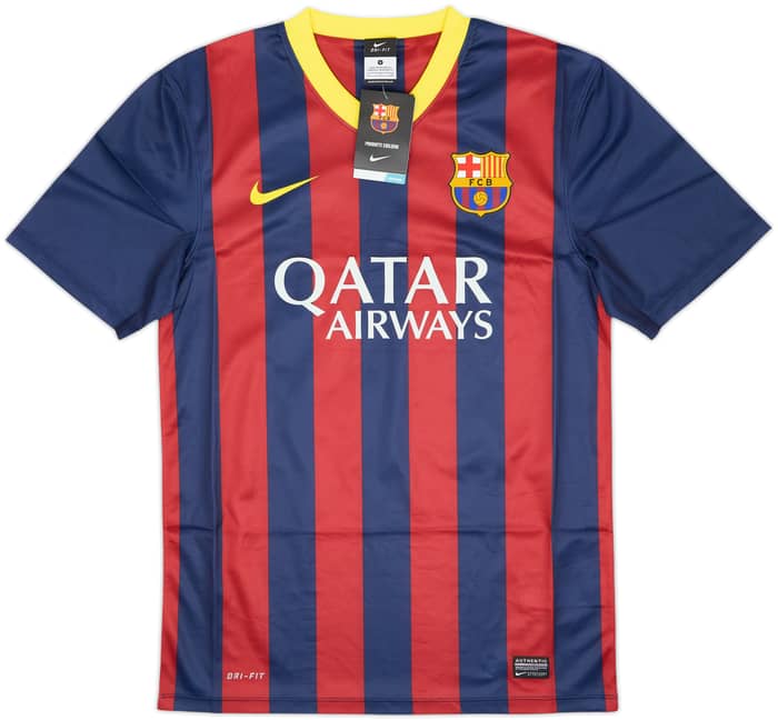 2013-14 Barcelona Basic Home Shirt Messi #10 (S)