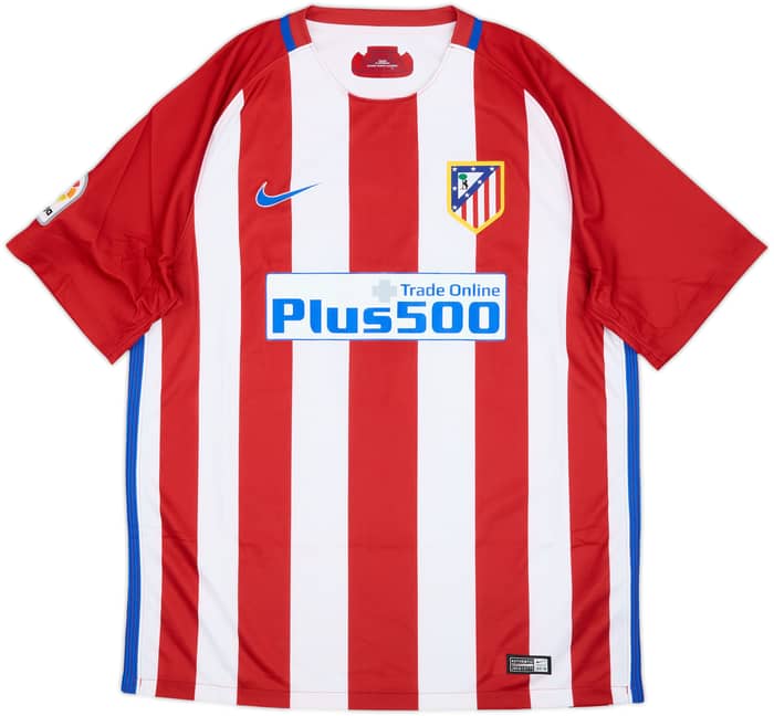 2016-17 Atletico Madrid Home Shirt F. Torres #9 - 6/10 - (L)