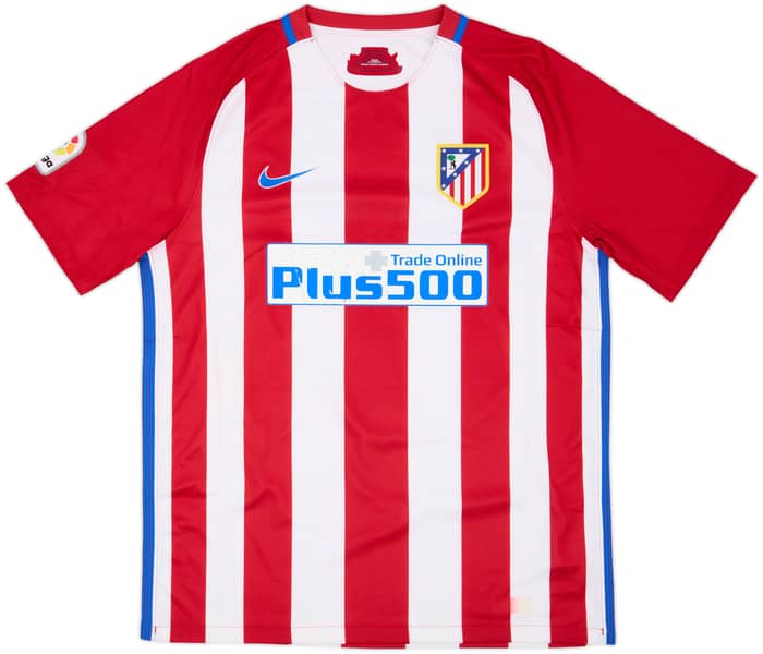 2016-17 Atletico Madrid Home Shirt Griezmann #7 - 6/10 - (L)