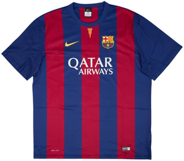 2014-15 Barcelona Basic Home Shirt Neymar Jr #11 - 6/10 - (XL)