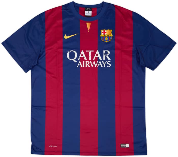 2014-15 Barcelona Basic Home Shirt - 5/10 - (XL)