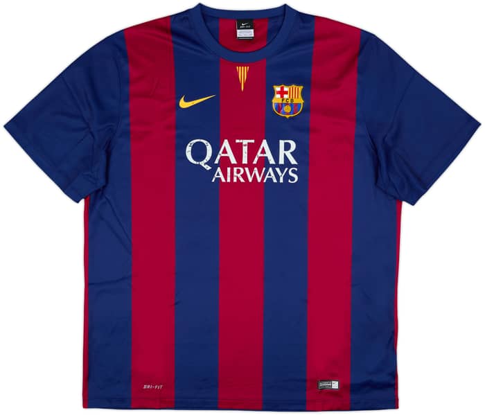 2014-15 Barcelona Basic Home Shirt - 5/10 - (XXL)
