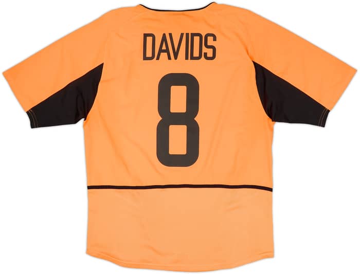 2002-04 Netherlands Basic Home Shirt Davids #8 - 8/10 - (M)