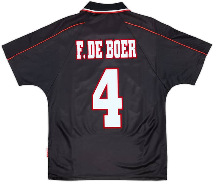 1998-99 Ajax Away Shirt F.De Boer #4 - 8/10 - (S)