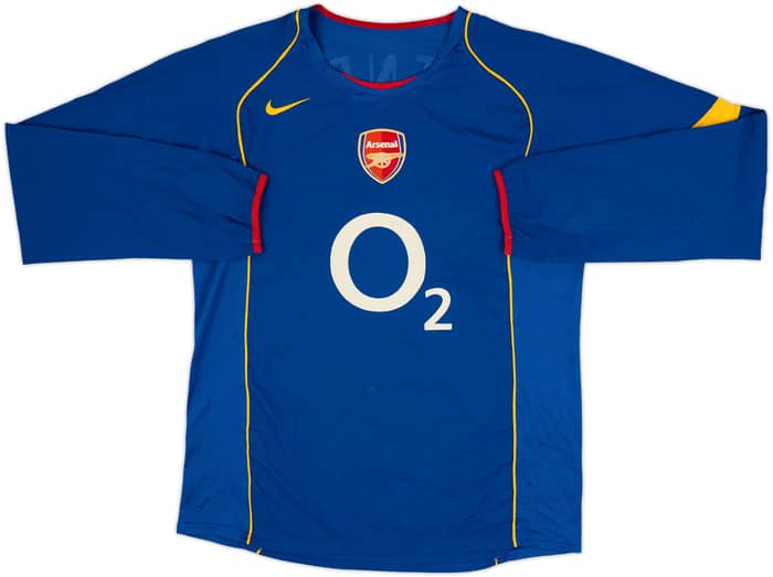 2004-06 Arsenal Away L/S Shirt Henry #14 - 8/10 - (L)