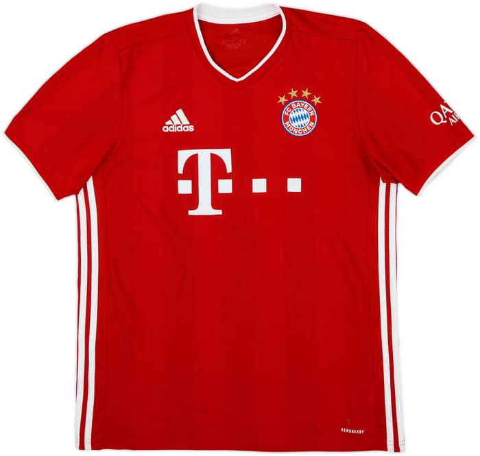2020-21 Bayern Munich Home Shirt Sule #4 - 8/10 - (L)