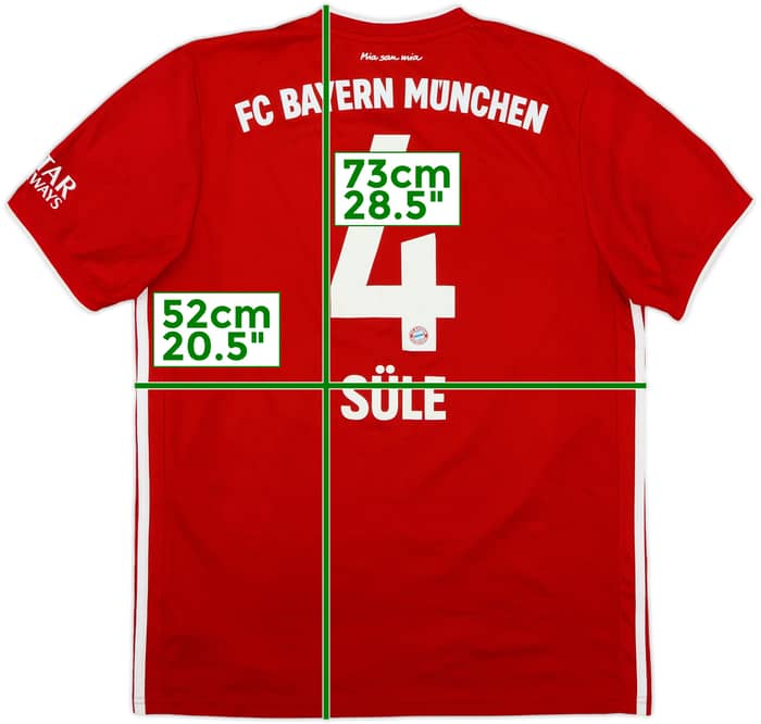 2020-21 Bayern Munich Home Shirt Sule #4 - 8/10 - (L)