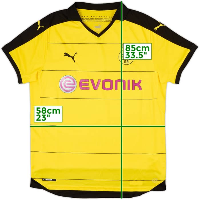2015-16 Borussia Dortmund Home Shirt - 7/10 - (XL)