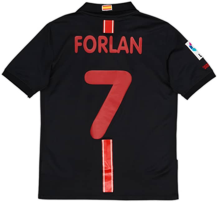 2009-10 Atletico Madrid Away Shirt Forlan #7 - 7/10 - (M.Boys)