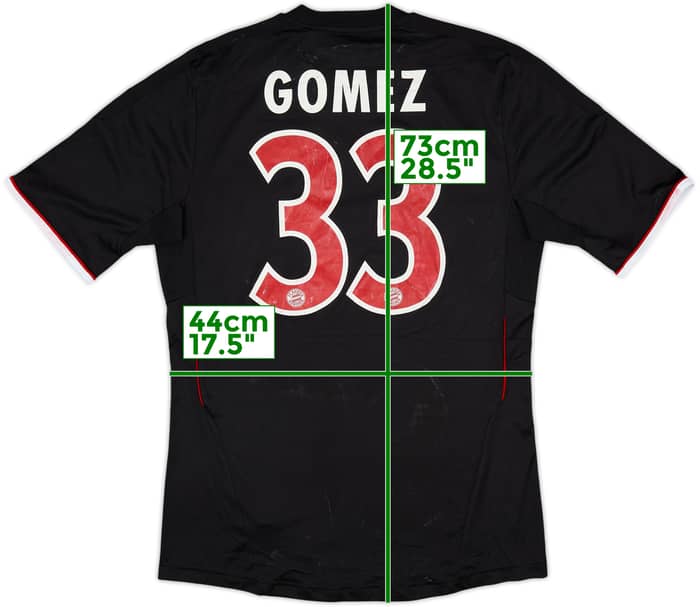 2011-12 Bayern Munich Third Shirt Gomez #33 - 4/10 - (S)