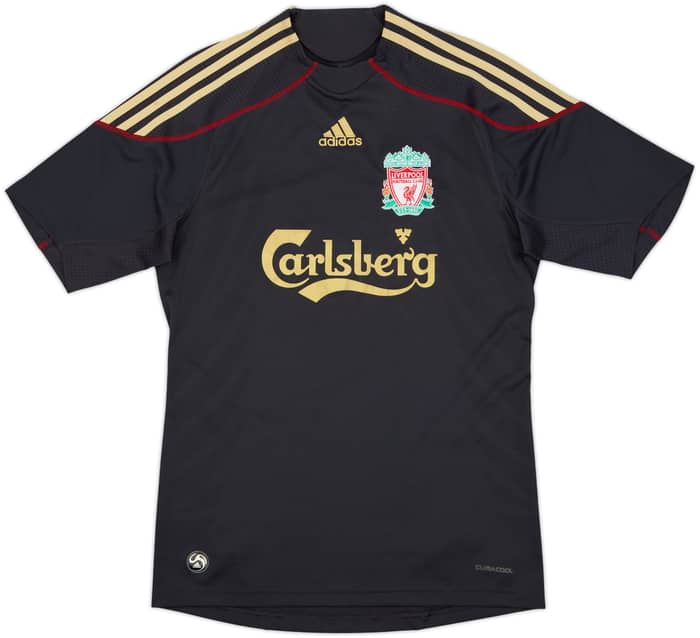 2009-10 Liverpool Visitante Camiseta Gerrard #8 - 7/10 - (S)