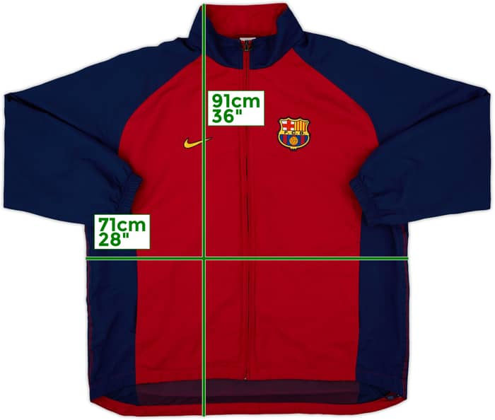 1998-99 Barcelona Nike Track Jacket - 10/10 - (XL)
