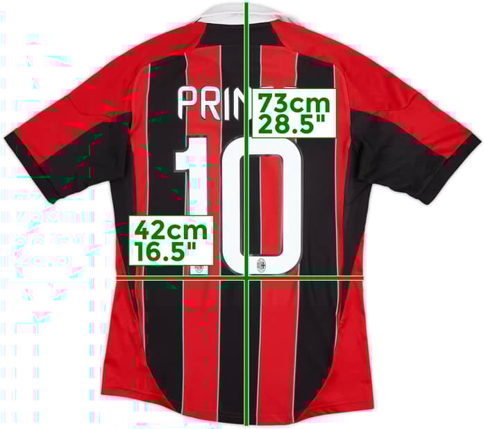 2012-13 AC Milan Home Shirt Prince #10 - 7/10 - (S)