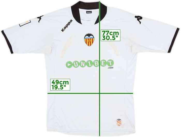 Camiseta de local del Valencia 2009-10 - 5/10 - (XL)