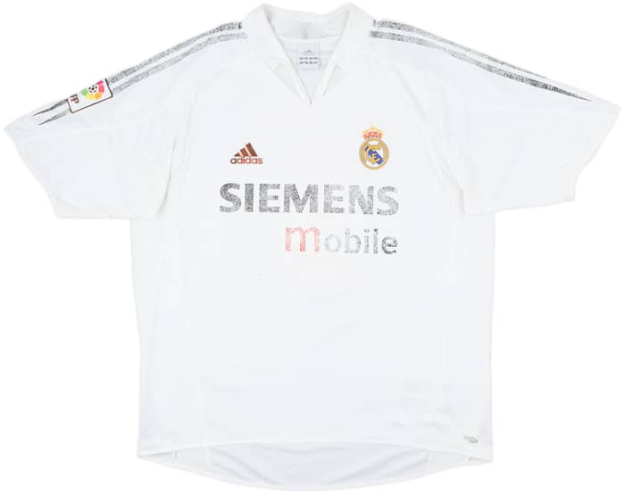 2004-05 Real Madrid Home Shirt Zidane #5 - 4/10 - (L)