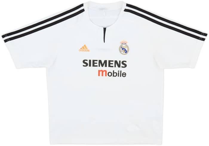 2003-04 Real Madrid Home Shirt - 4/10 - (M.Boys)