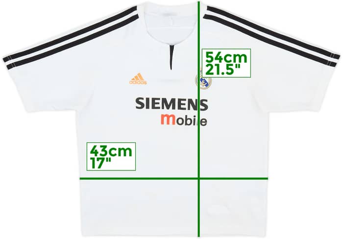 2003-04 Real Madrid Home Shirt - 4/10 - (M.Boys)