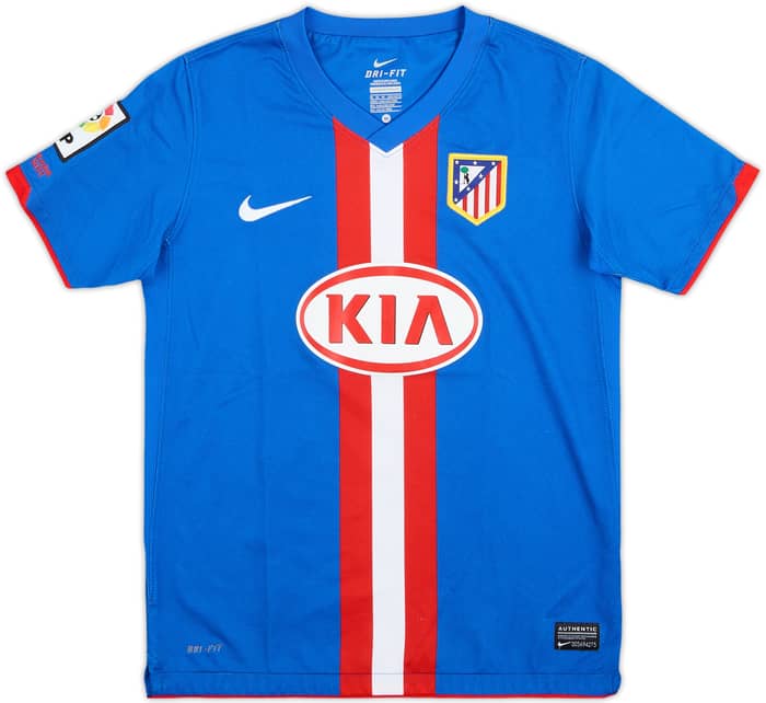 2010-11 Atletico Madrid Away Shirt Kun Aguero #10 - 4/10 - (M.Boys)