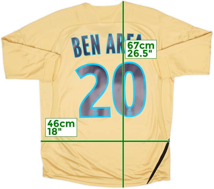 2008-09 Olympique Marseille Third Shirt Ben Arfa #20 - 8/10 - (XL.Boys)