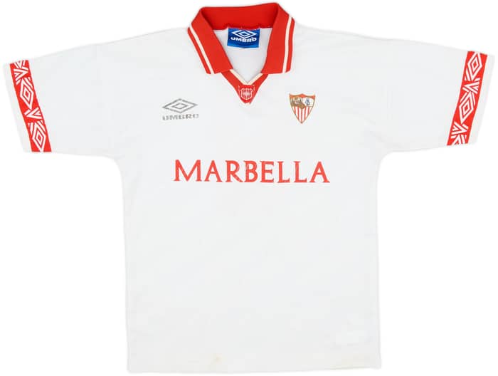 1994-95 Sevilla Home Shirt #9 - 5/10 - (M.Boys)