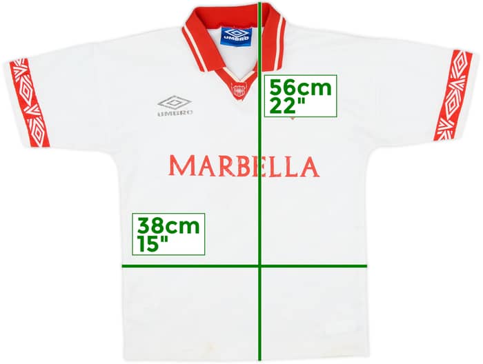 1994-95 Sevilla Home Shirt #9 - 5/10 - (M.Boys)