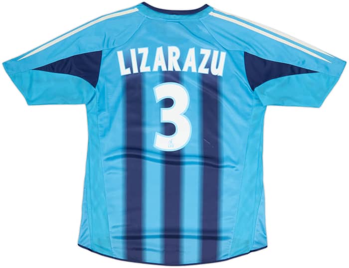 2004-05 Olympique Marseille Camiseta Visitante Lizarazu #3 - 6/10 - (L)