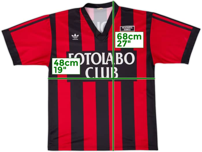 1992-93 Neuchatel Xamax Home Shirt - 6/10 - (S)