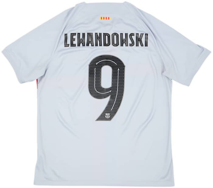 2022-23 Barcelona Third Shirt Lewandowski #9 - 8/10 - (L)