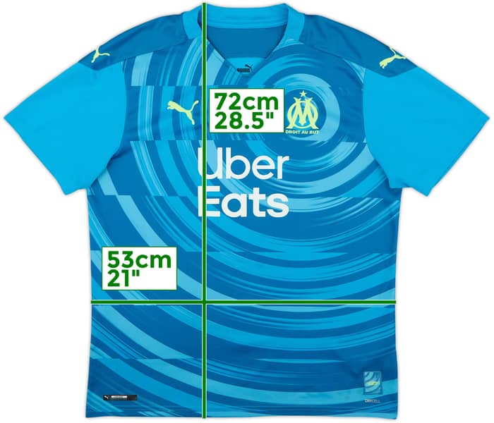 2020-21 Olympique Marseille Third Shirt - 6/10 - (L)
