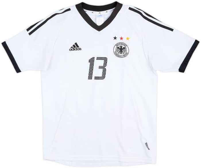 2002-04 Germany Home Shirt Ballack #13 - 8/10 - (XL.Boys)