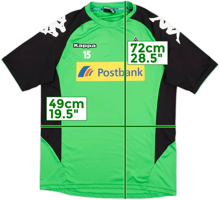 2013-14 Borussia Monchengladbach Player Issue Training Shirt #15 - 7/10 - (M)