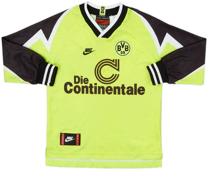 Camiseta de local de manga larga del Borussia Dortmund 1996-97 - 6/10 - (S. Niños)
