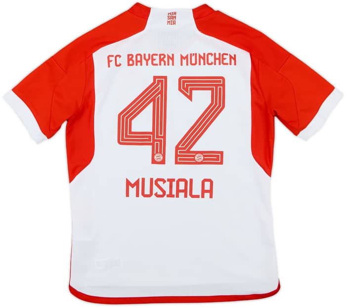 2023-24 Bayern Munich Home Shirt Musiala #42 - 5/10 - (M.Boys)