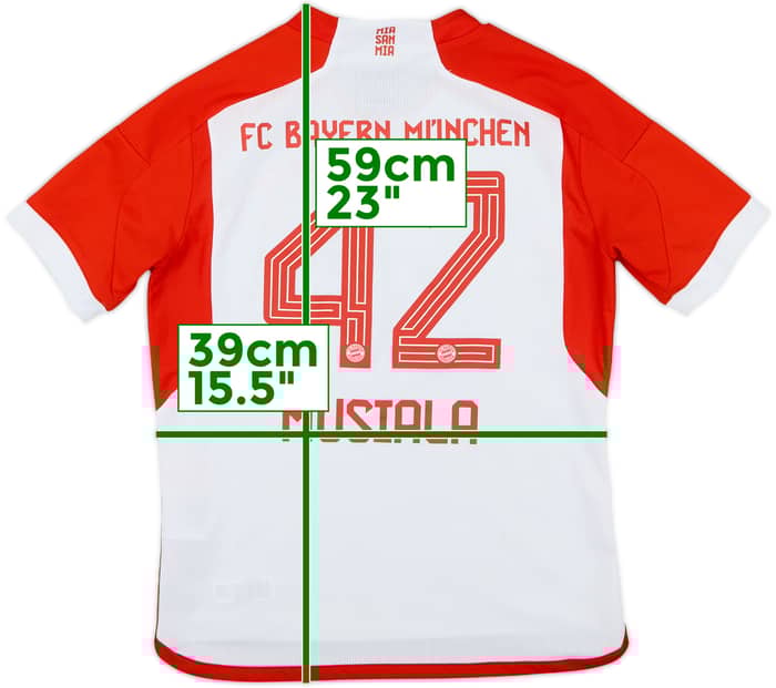 2023-24 Bayern Munich Home Shirt Musiala #42 - 5/10 - (M.Boys)