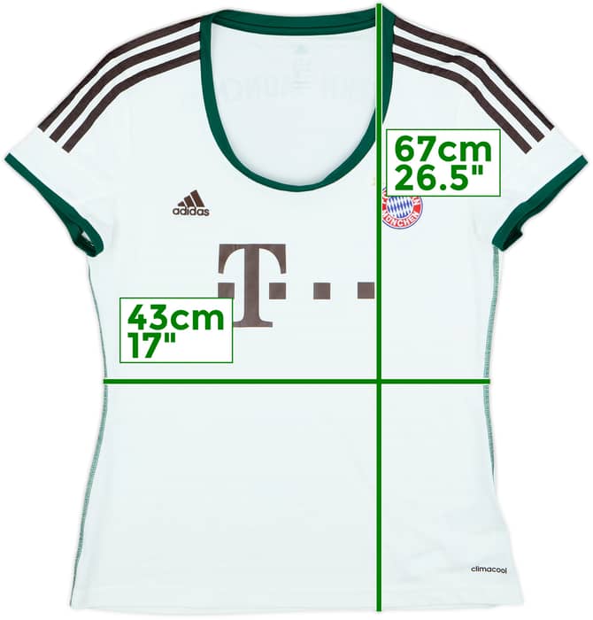 2013-14 Bayern Munich Away Shirt - 8/10 - (Women's L)
