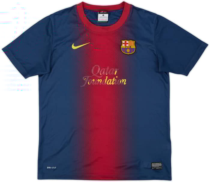2012-13 Barcelona Basic Home Shirt - 4/10 - (L.Boys)