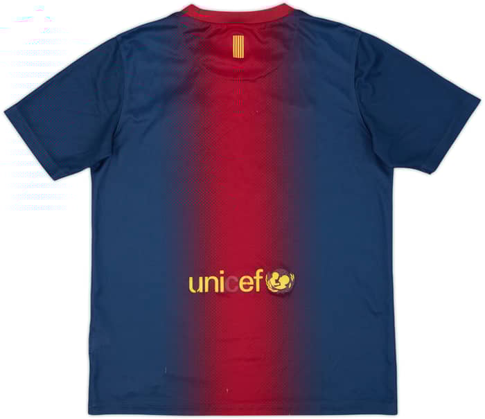 2012-13 Barcelona Basic Home Shirt - 4/10 - (L.Boys)